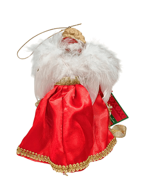 Anjo para Topo de Árvore Veste Natalina 18 cm