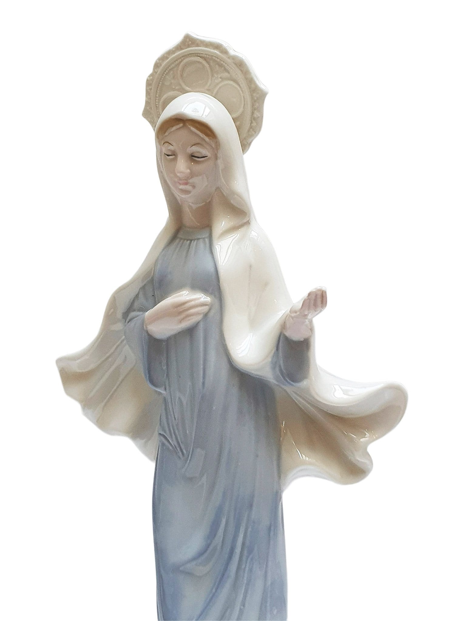 Imagem Nossa Senhora da Paz de Medjugorje em Porcelana 30 cm