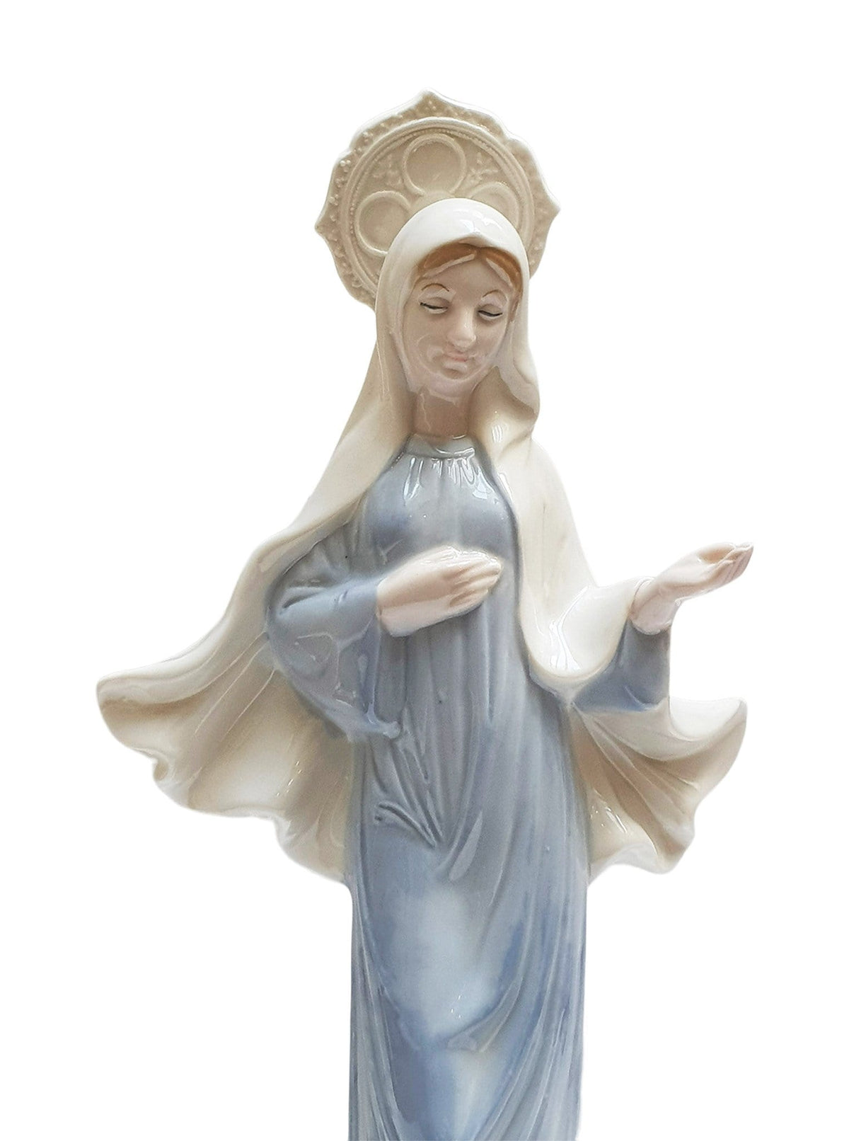 Imagem Nossa Senhora da Paz de Medjugorje em Porcelana 30 cm