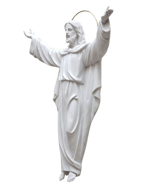 Imagem de Cristo Ressuscitado 30 cm Branco