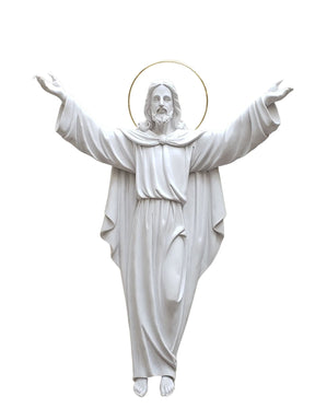 Imagem de Cristo Ressuscitado 30 cm Branco