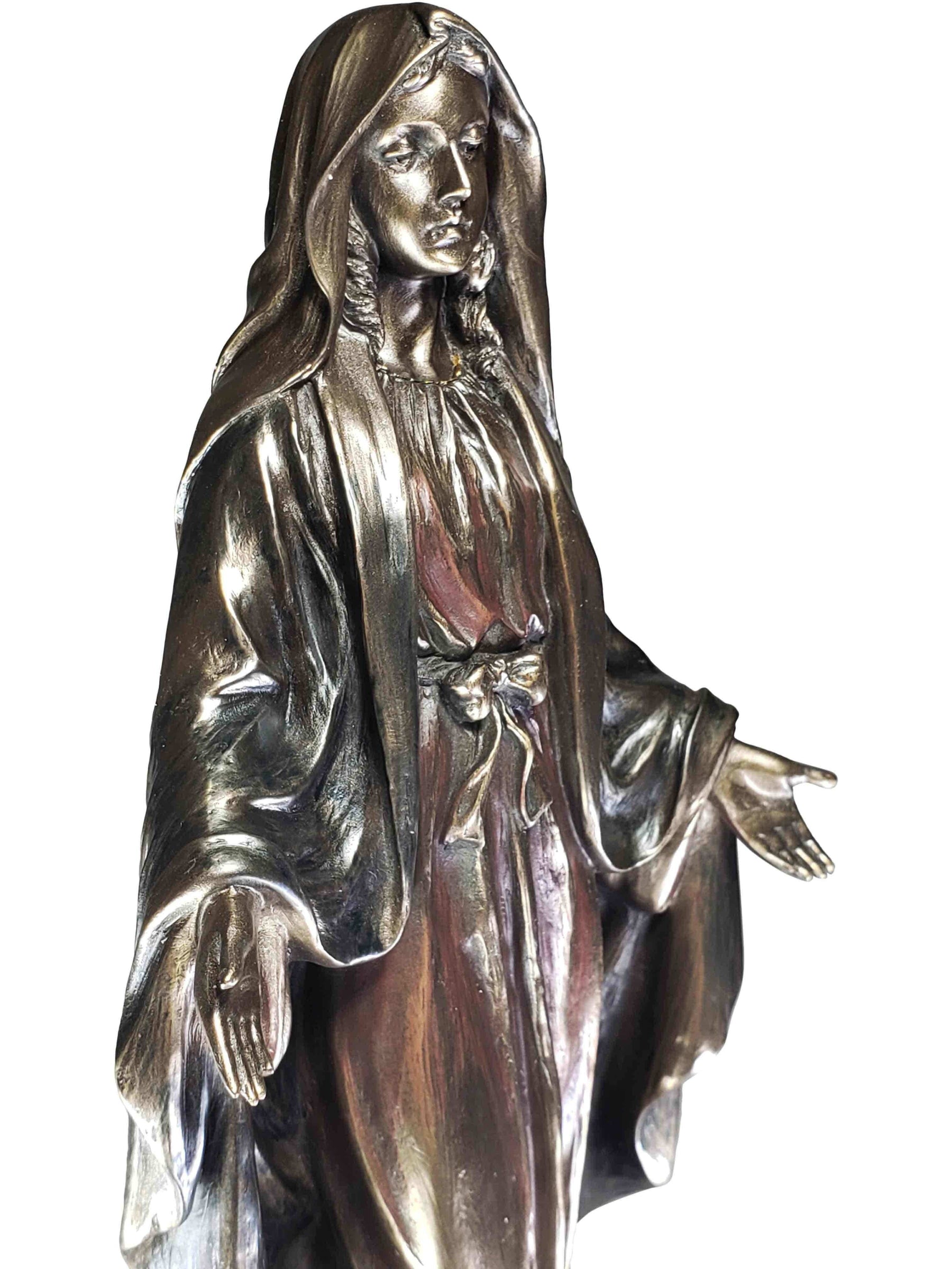 Imagem de Nossa Senhora das Graças com Acabamento em Bronze 25 cm