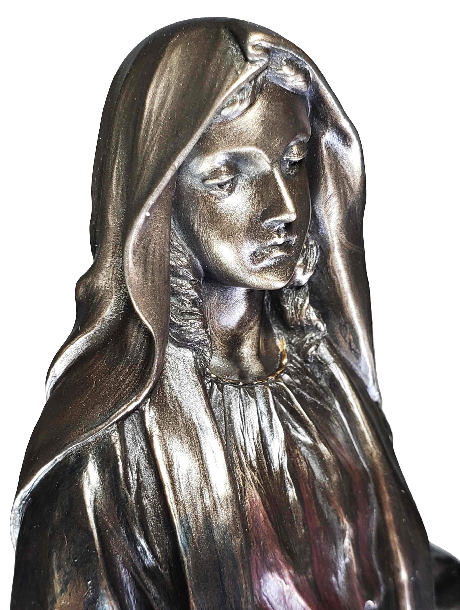 Imagem de Nossa Senhora das Graças com Acabamento em Bronze 25 cm