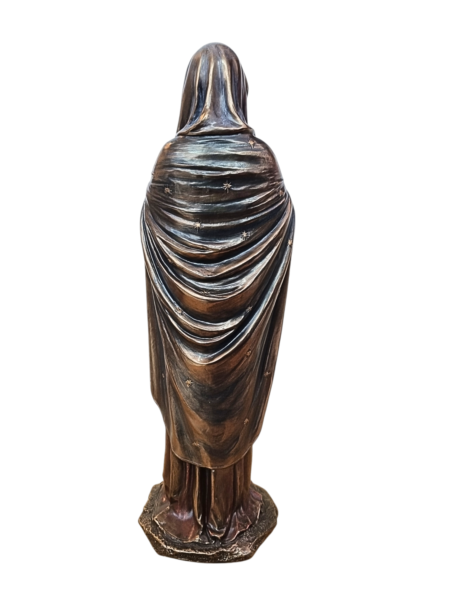 Imagem de Nossa Senhora de Guadalupe com Acabamento em Bronze 30 cm