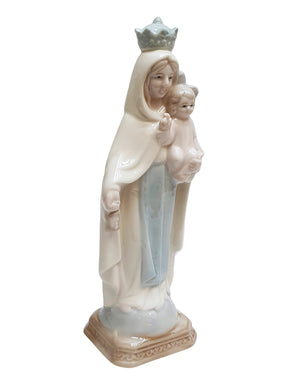 Imagem de Nossa Senhora do Carmo em Porcelana 20 cm