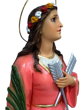 Imagem de Santa Filomena em Pó de Mármore 52 cm