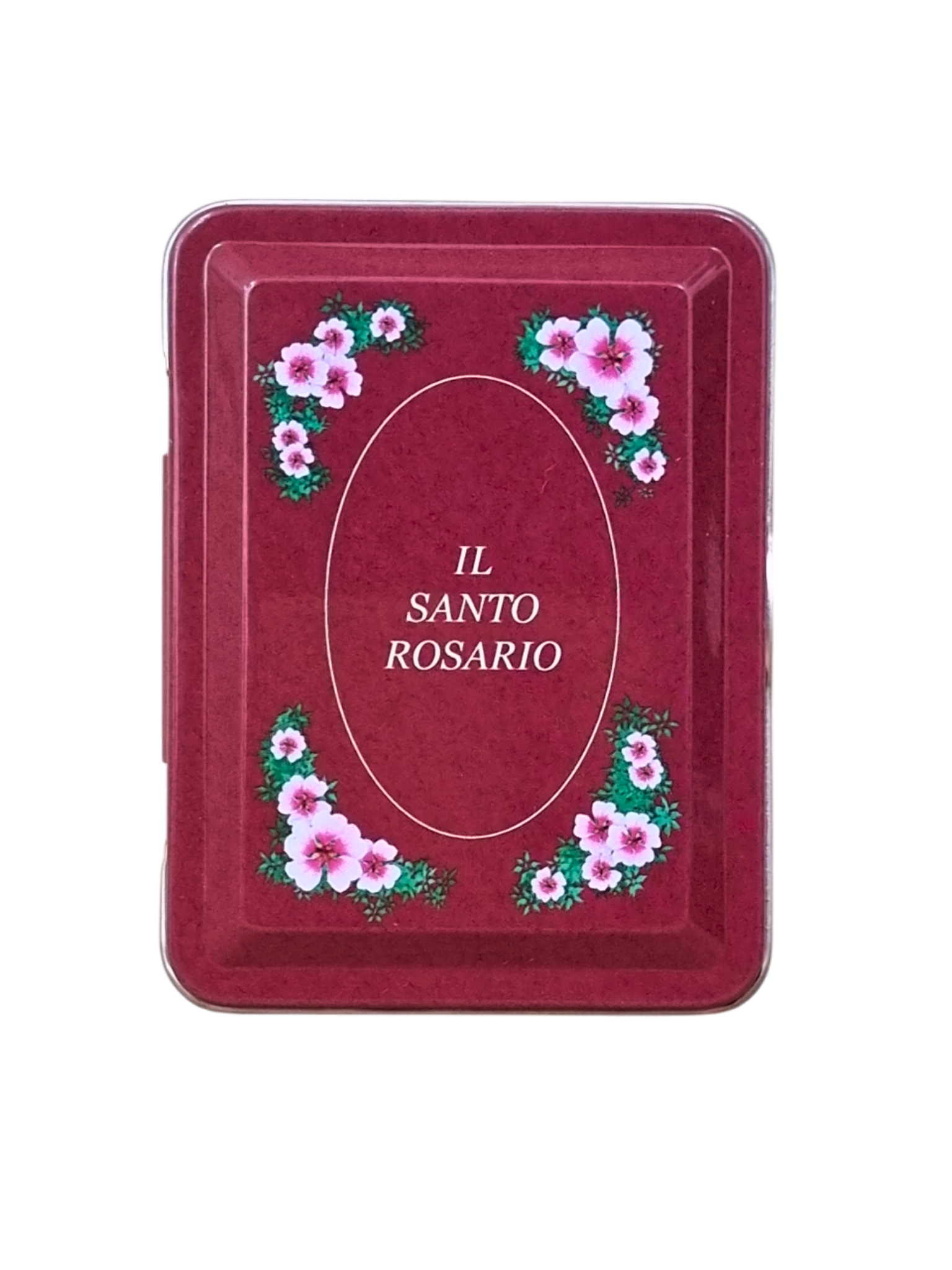 Porta Terço Italiano Vermelho para Terços de até 7 mm