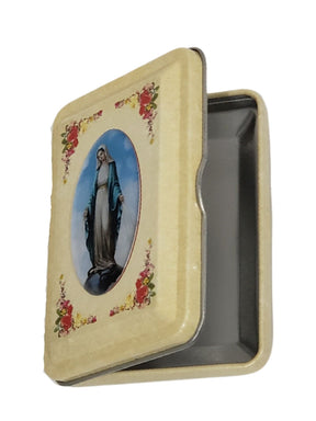 Porta Terço Italiano de Nossa Senhora das Graças Terços de até 7 mm